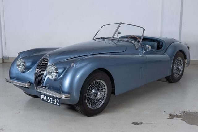 Blauw Gebruikt 1954 Jaguar XK SE Cabriolet | € 139.500 - Afbeelding 1/4