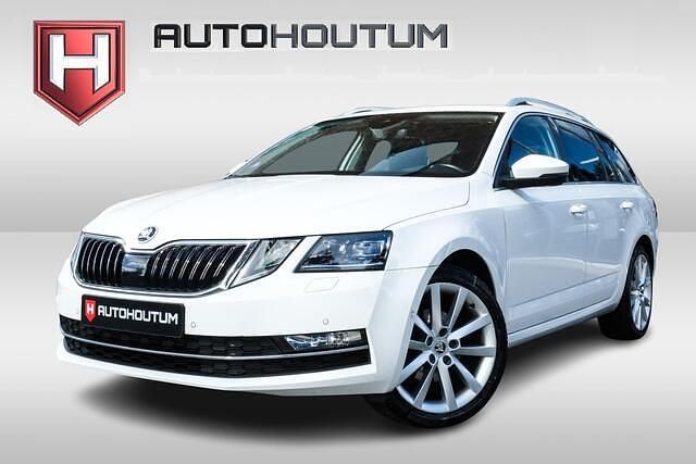 Wit Gebruikt 2018 Skoda Octavia Business Line Stationwagen | € 11.400 (Eerlijke prijs) - Afbeelding 1/4