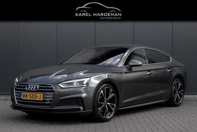 Grijs Gebruikt 2018 Audi A5 Sportback S-Line Hatchback | € 22.950 (Eerlijke prijs) - Afbeelding 1/4