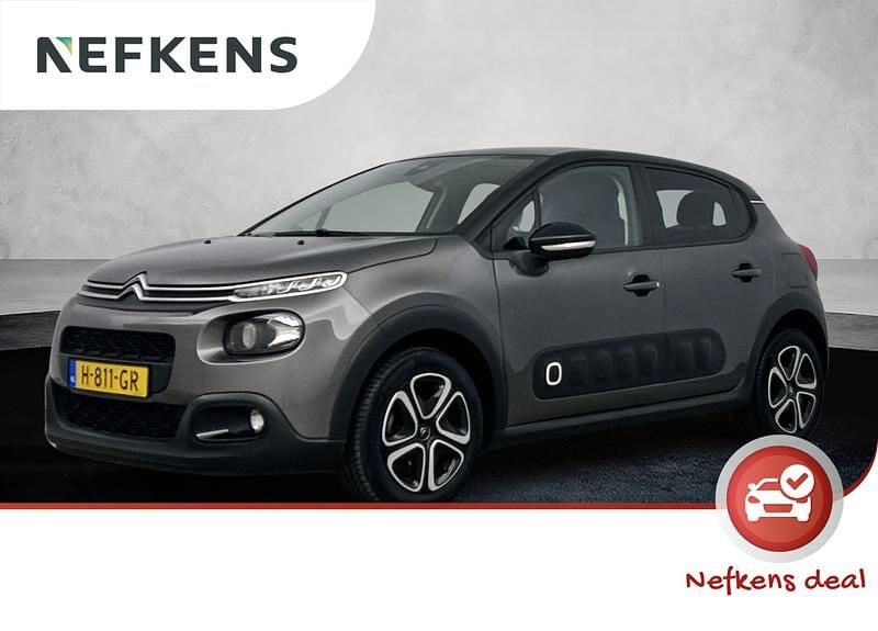 Grijs Gebruikt 2020 Citroën C3 Feel Hatchback | € 10.925 (Eerlijke prijs) - Afbeelding 1/4