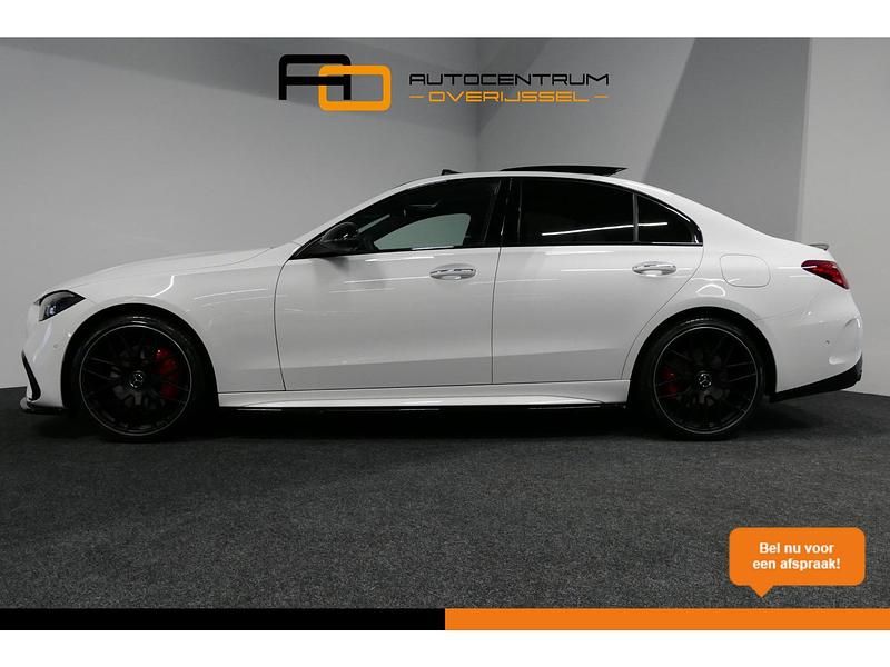 Wit Gebruikt 2023 Mercedes C63S AMG AMG line Sedan | € 52.800 - Afbeelding 1/4
