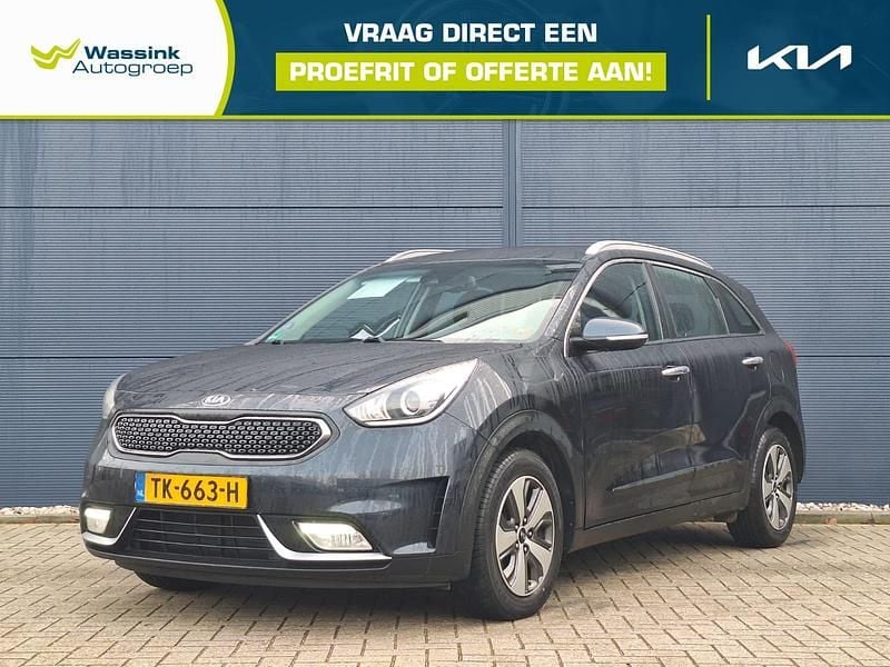 Blauw (metallic) Gebruikt 2018 Kia Niro SUV | € 15.490 (Goede deal) - Afbeelding 1/4