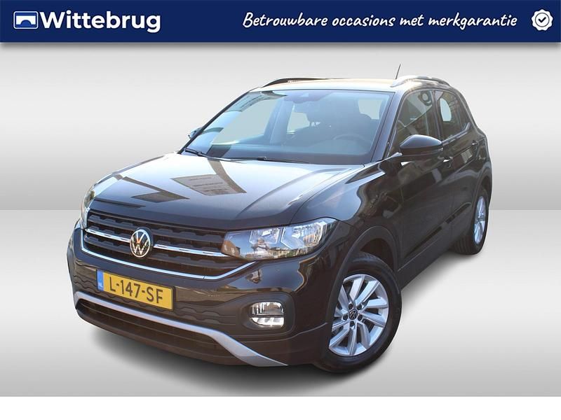 Zwart, metallic lak Gebruikt 2021 VW T-Cross Life SUV | € 18.450 (Goede deal) - Afbeelding 1/2