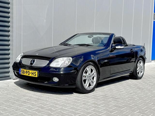 Zwart Gebruikt 2004 Mercedes SLK200 Edition Cabriolet | € 11.495 (Super prijs) - Afbeelding 1/4