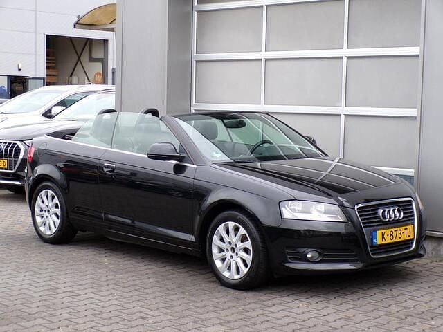 Zwart Gebruikt 2008 Audi A3 Cabriolet Attraction Cabriolet | € 4.950 (Eerlijke prijs) - Afbeelding 1/4