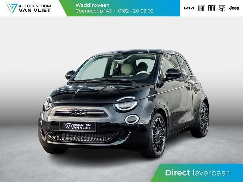 Nero onice 601 Nieuw 2025 Fiat 500e La Prima Hatchback | € 29.990 (Eerlijke prijs) - Afbeelding 1/4