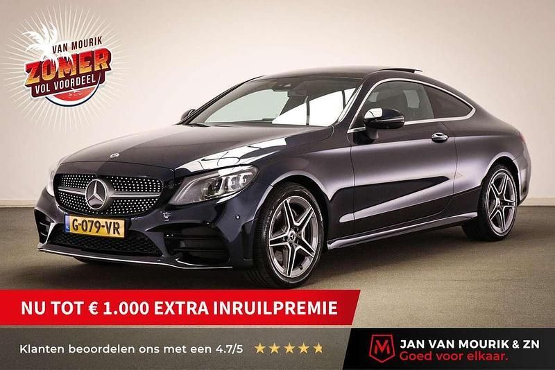 Blauw Gebruikt 2020 Mercedes C180 Premium Plus Coupé | € 34.700 (Duur) - Afbeelding 1/4