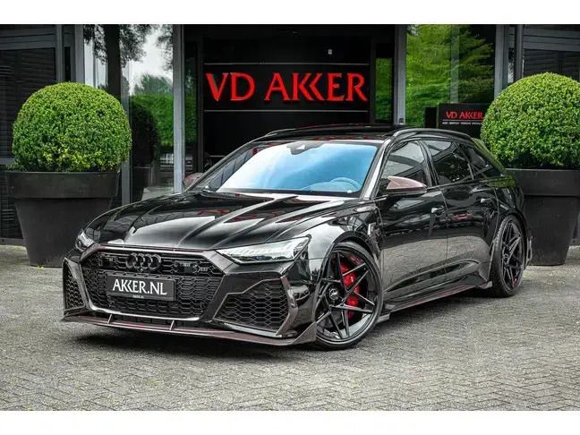 Zwart, metallic lak Gebruikt 2021 Audi RS6 Advanced Stationwagen | € 269.880 - Afbeelding 1/4