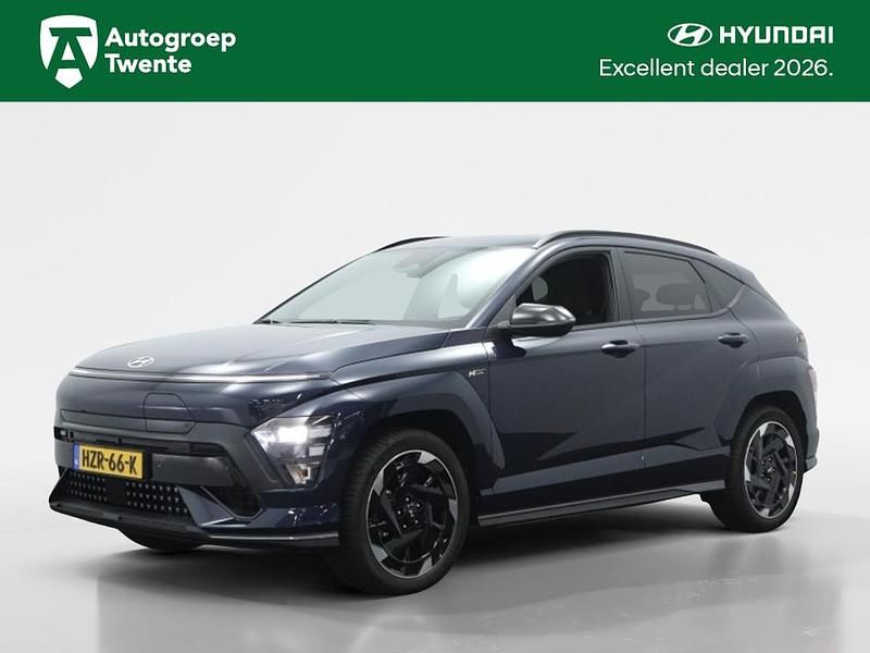 Sailing blue (blauw metallic) Occasion 2025 Hyundai Kona N Line SUV | € 36.990 (Eerlijke prijs) - Afbeelding 1/4