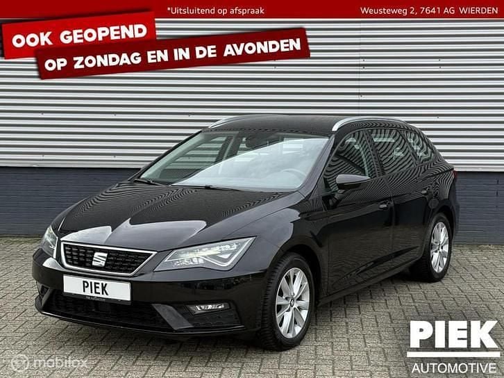 Zwart Gebruikt 2017 Seat Leon ST Business Stationwagen | € 8.999 (Super prijs) - Afbeelding 1/1