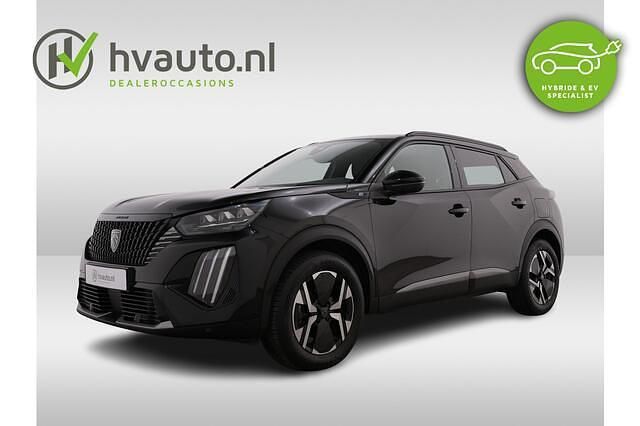 Zwart Gebruikt 2024 Peugeot e-2008 GTi SUV | € 26.750 (Eerlijke prijs) - Afbeelding 1/4
