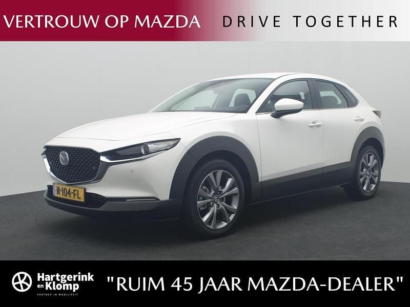 Snowflake white pearl Gebruikt 2021 Mazda CX-30 Comfort SUV | € 24.950 (Goede deal) - Afbeelding 1/4