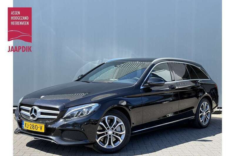 Zwart Gebruikt 2016 Mercedes C350e Edition Stationwagen | € 21.899 (Eerlijke prijs) - Afbeelding 1/3