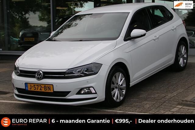 Wit Gebruikt 2020 VW Polo Comfortline Hatchback | € 13.995 (Eerlijke prijs) - Afbeelding 1/4
