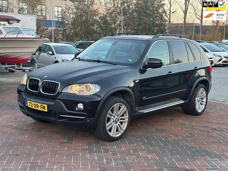 Zwart (metallic) Gebruikt 2007 BMW X5 Executive SUV | € 9.999 (Super prijs) - Afbeelding 1/4