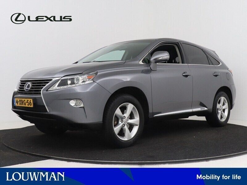 Mercury grey metallic (grijs metallic) Gebruikt 2014 Lexus RX450h Business Edition SUV | € 20.950 (Eerlijke prijs) - Afbeelding 1/3