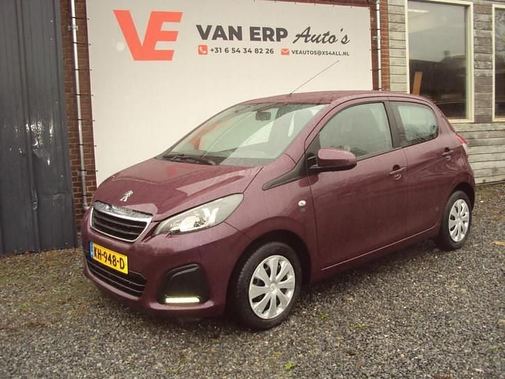 Paars Gebruikt 2014 Peugeot 108 Active Hatchback | € 5.350 (Goede deal) - Afbeelding 1/4
