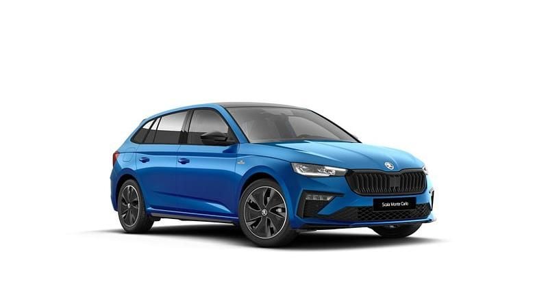 Nieuw Skoda Scala Monte Carlo 116 PK (85 kW) 2025 Race blue Hatchback