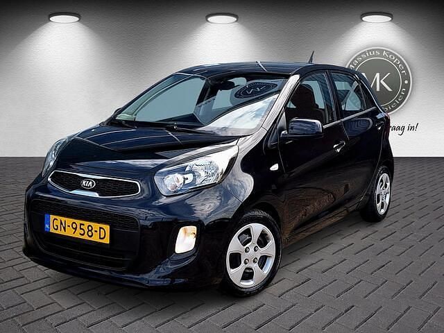 Zwart Gebruikt 2015 Kia Picanto Comfort Hatchback | € 6.245 (Eerlijke prijs) - Afbeelding 1/4