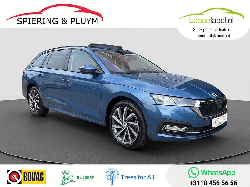 Blauw, metallic lak Occasion 2021 Skoda Octavia Business Line Stationwagen | € 25.895 (Eerlijke prijs) - Afbeelding 1/4