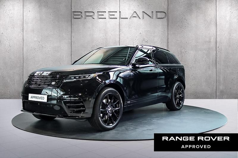 Santorini black (zwart metallic)ebony/caraway Gebruikt 2025 Land Rover Range Rover Velar Autobiography SUV | € 89.900 - Afbeelding 1/4