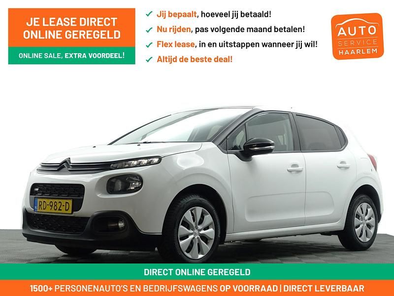 Wit metallic Gebruikt 2017 Citroën C3 PureTech Hatchback | € 6.900 (Eerlijke prijs) - Afbeelding 1/4