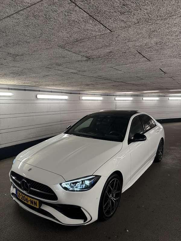 Occasion Mercedes C300 AMG line 204 PK (150 kW) 2023 Wit Sedan