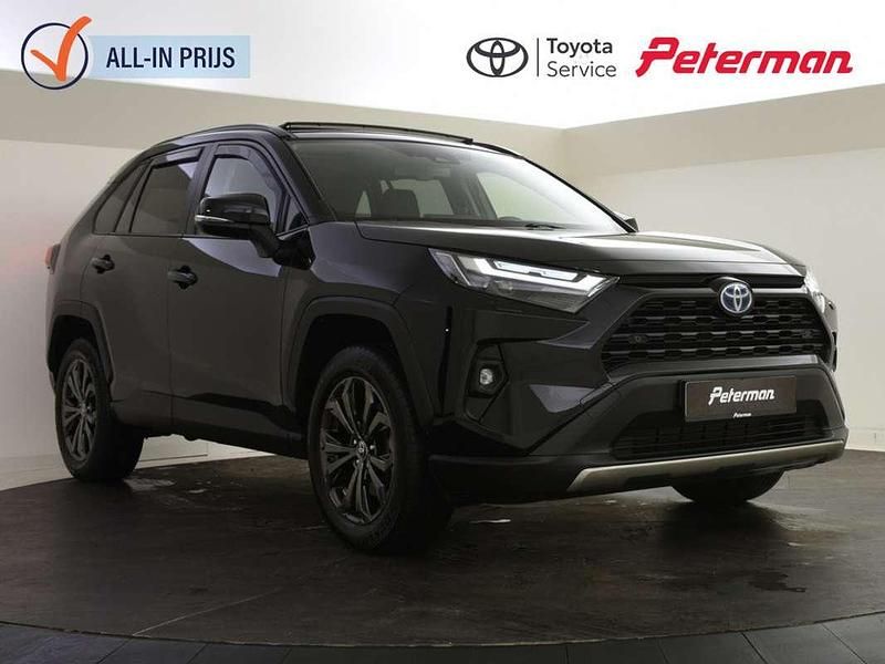 Zwart Gebruikt 2022 Toyota RAV4 Hybrid Executive SUV | € 42.899 (Eerlijke prijs) - Afbeelding 1/4