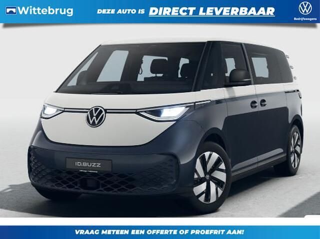 Blauw, metallic lak Nieuw 2025 VW ID. Buzz Pro Van | € 65.995 (Eerlijke prijs) - Afbeelding 1/4