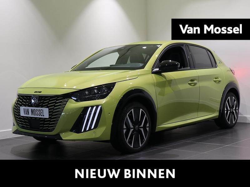 Geel Nieuw 2024 Peugeot e-208 GTi Hatchback | € 44.940 - Afbeelding 1/3