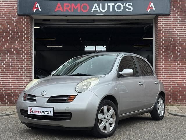Grijs Gebruikt 2008 Nissan Micra Hatchback | € 1.250 (Super prijs) - Afbeelding 1/4