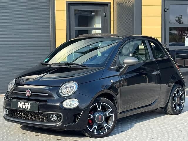 Zwart Gebruikt 2017 Fiat 500C Sport Cabriolet | € 10.450 (Super prijs) - Afbeelding 1/4