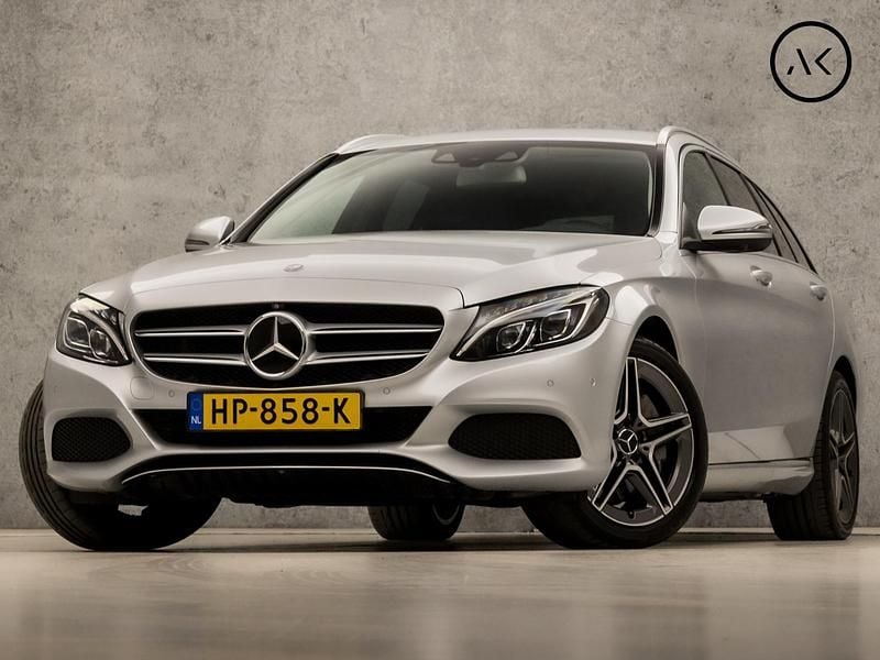 Grijs Gebruikt 2015 Mercedes C350 Stationwagen | € 21.445 (Eerlijke prijs) - Afbeelding 1/4