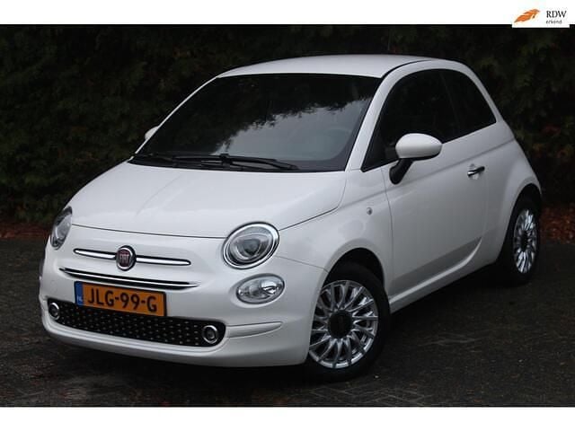 Wit (metallic) Gebruikt 2021 Fiat 500 Lounge Hatchback | € 10.250 (Goede deal) - Afbeelding 1/4