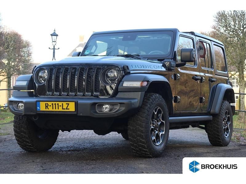 Zwart Occasion 2022 Jeep Wrangler Unlimited Rubicon SUV | € 54.900 - Afbeelding 1/4
