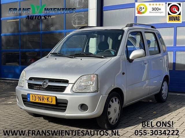Grijs Gebruikt 2004 Opel Agila Enjoy Hatchback | € 698 (Super prijs) - Afbeelding 1/4