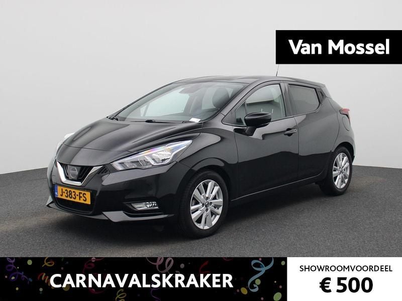 Zwart Occasion 2020 Nissan Micra N-Connecta Hatchback | € 12.900 (Eerlijke prijs) - Afbeelding 1/4