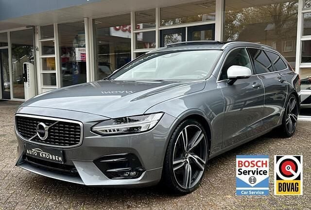 Grijs Gebruikt 2017 Volvo V90 R-Design Stationwagen | € 28.900 (Eerlijke prijs) - Afbeelding 1/4