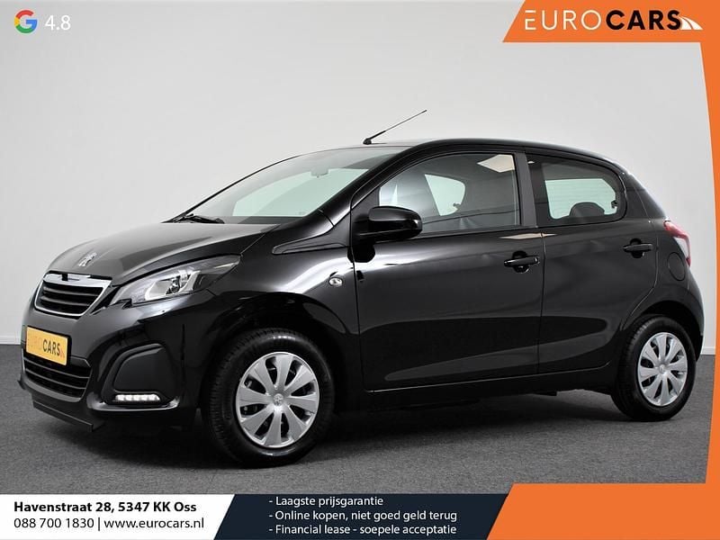 Zwart Gebruikt 2021 Peugeot 108 Active Hatchback | € 8.140 (Eerlijke prijs) - Afbeelding 1/4