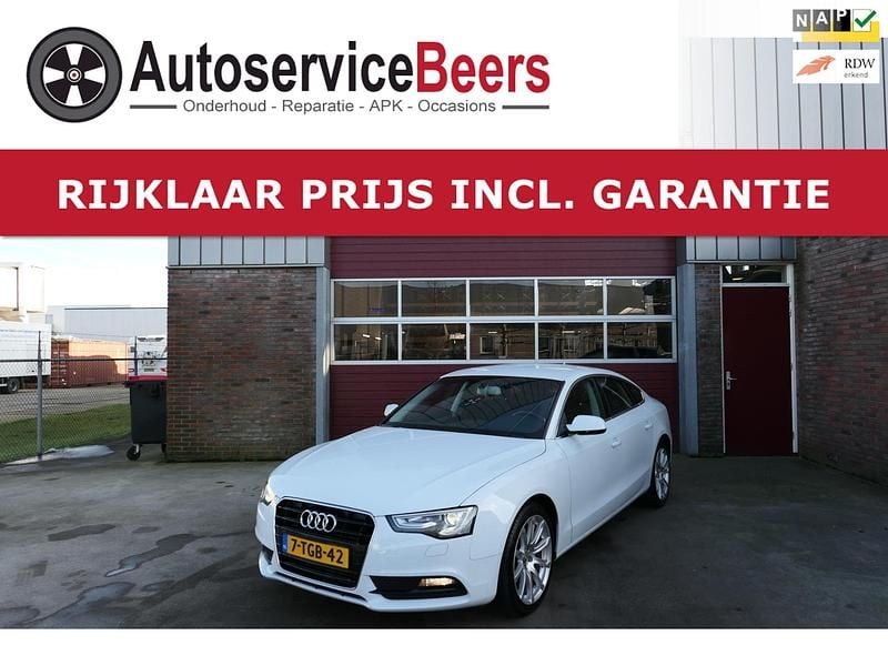 Wit Gebruikt 2014 Audi A5 Business Hatchback | € 15.950 (Goede deal) - Afbeelding 1/4