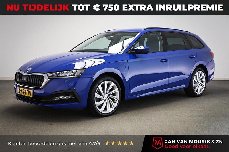 Blauw Gebruikt 2021 Skoda Octavia Business Line Stationwagen | € 23.645 (Super prijs) - Afbeelding 1/4