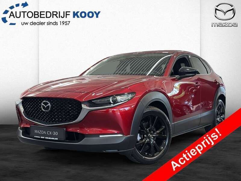 Rood, metallic lak Nieuw 2025 Mazda CX-30 Homura-Line SUV | € 39.748 (Eerlijke prijs) - Afbeelding 1/4