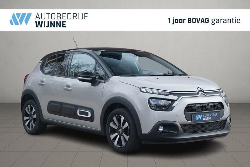 Beige Occasion 2021 Citroën C3 PureTech Hatchback | € 12.950 (Eerlijke prijs) - Afbeelding 1/4