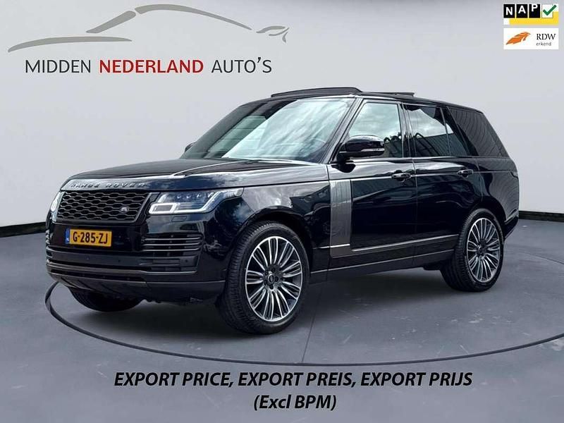 Zwart, metallic lak Gebruikt 2020 Land Rover Range Rover Autobiography SUV | € 45.000 - Afbeelding 1/4