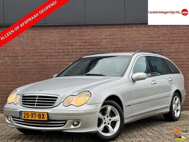 Grijs Gebruikt 2007 Mercedes C180 Avantgarde Stationwagen | € 7.995 (Eerlijke prijs) - Afbeelding 1/4