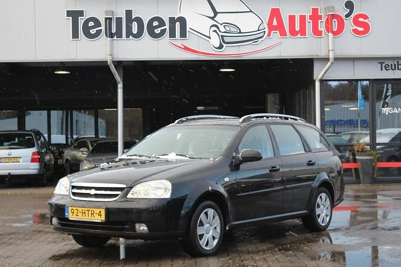 Zwart Gebruikt 2009 Chevrolet Nubira Stationwagen | € 2.495 (Eerlijke prijs) - Afbeelding 1/4