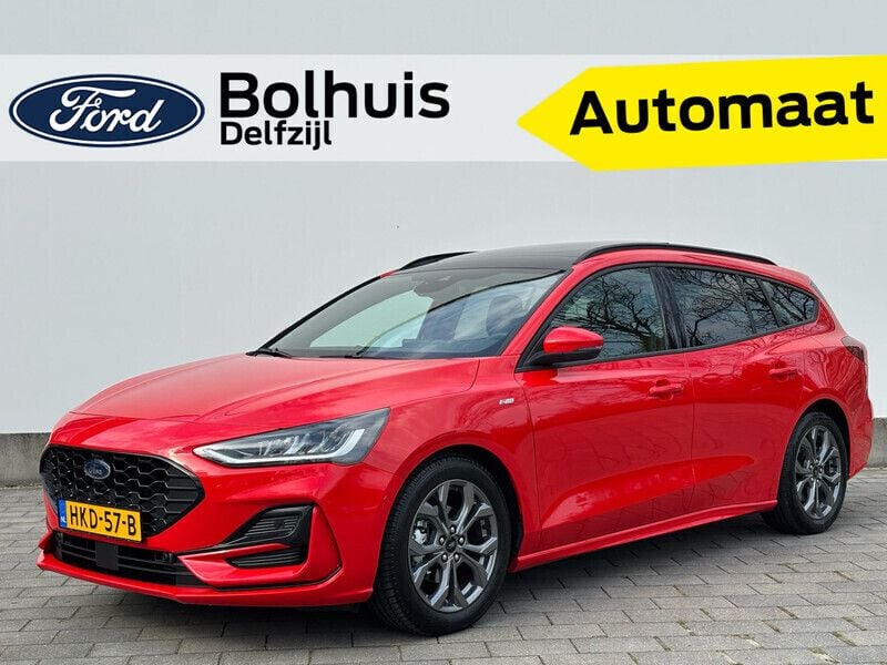 Rood Gebruikt 2024 Ford Focus ST-Line Stationwagen | € 29.950 (Iets duurder) - Afbeelding 1/4