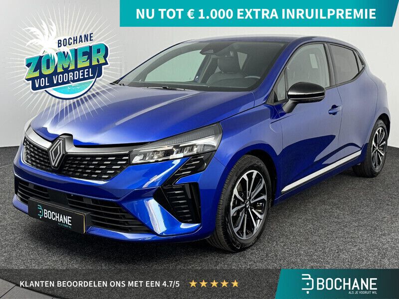 Blauw Gebruikt 2024 Renault Clio V Techno Hatchback | € 21.595 (Eerlijke prijs) - Afbeelding 1/4