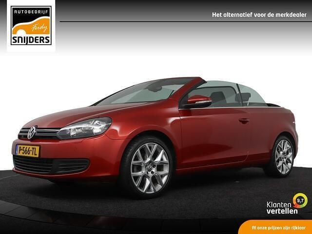 Rood Gebruikt 2012 VW Golf Cabriolet Cabriolet | € 9.950 (Eerlijke prijs) - Afbeelding 1/3