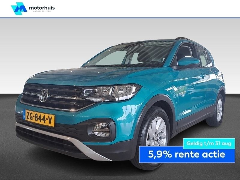 Groen Gebruikt 2019 VW T-Cross Life SUV | € 16.390 (Iets duurder) - Afbeelding 1/4